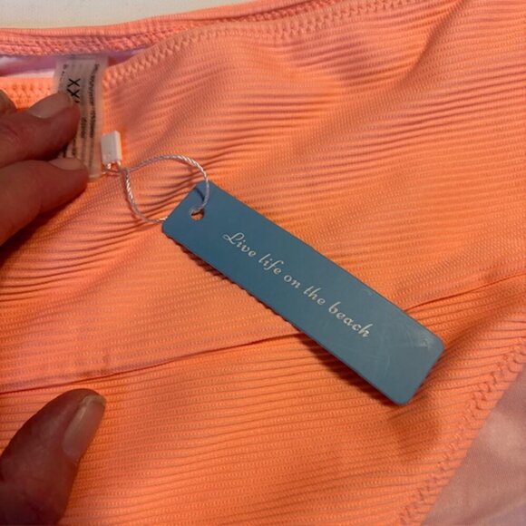 CupShe - Live Life on the Beach Hi-Wasted Swim Suit Bottoms - Size XXL - Picture 2 of 5